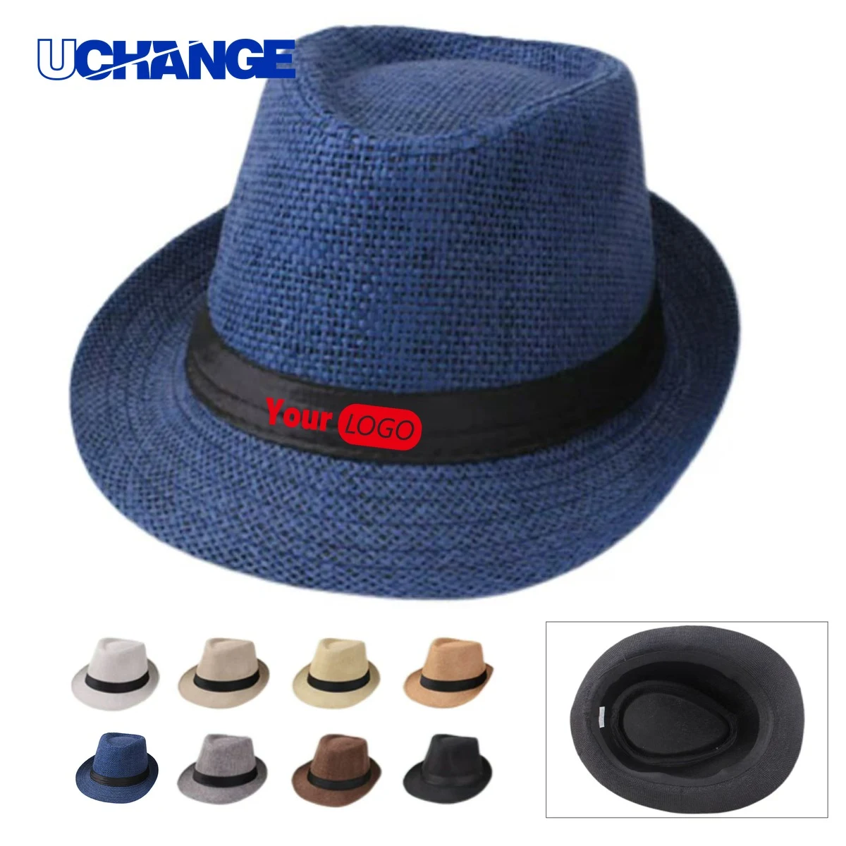 Eco-Friendly Straw Fedora 1