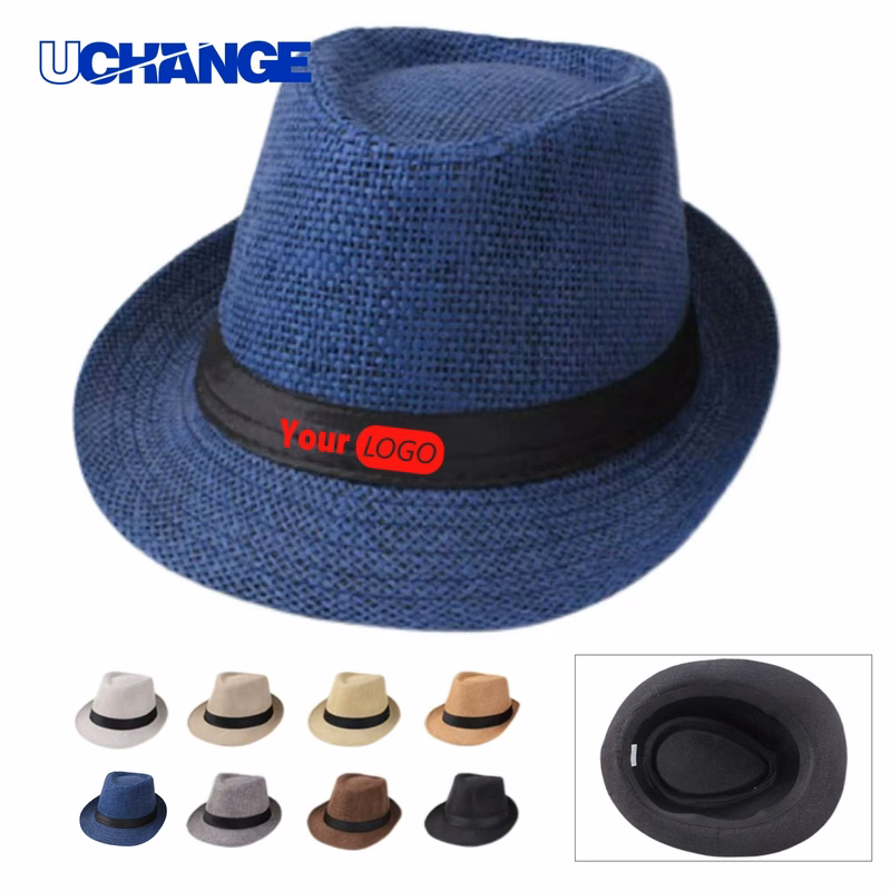 Eco-Friendly Straw Fedora