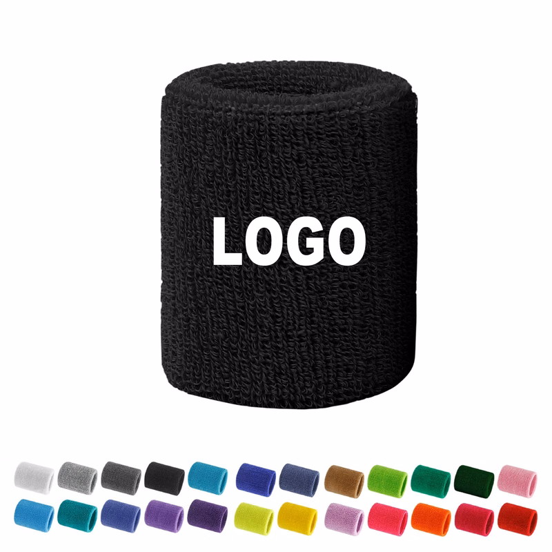 Multicolor Sports Sweat Absorbing Wristband