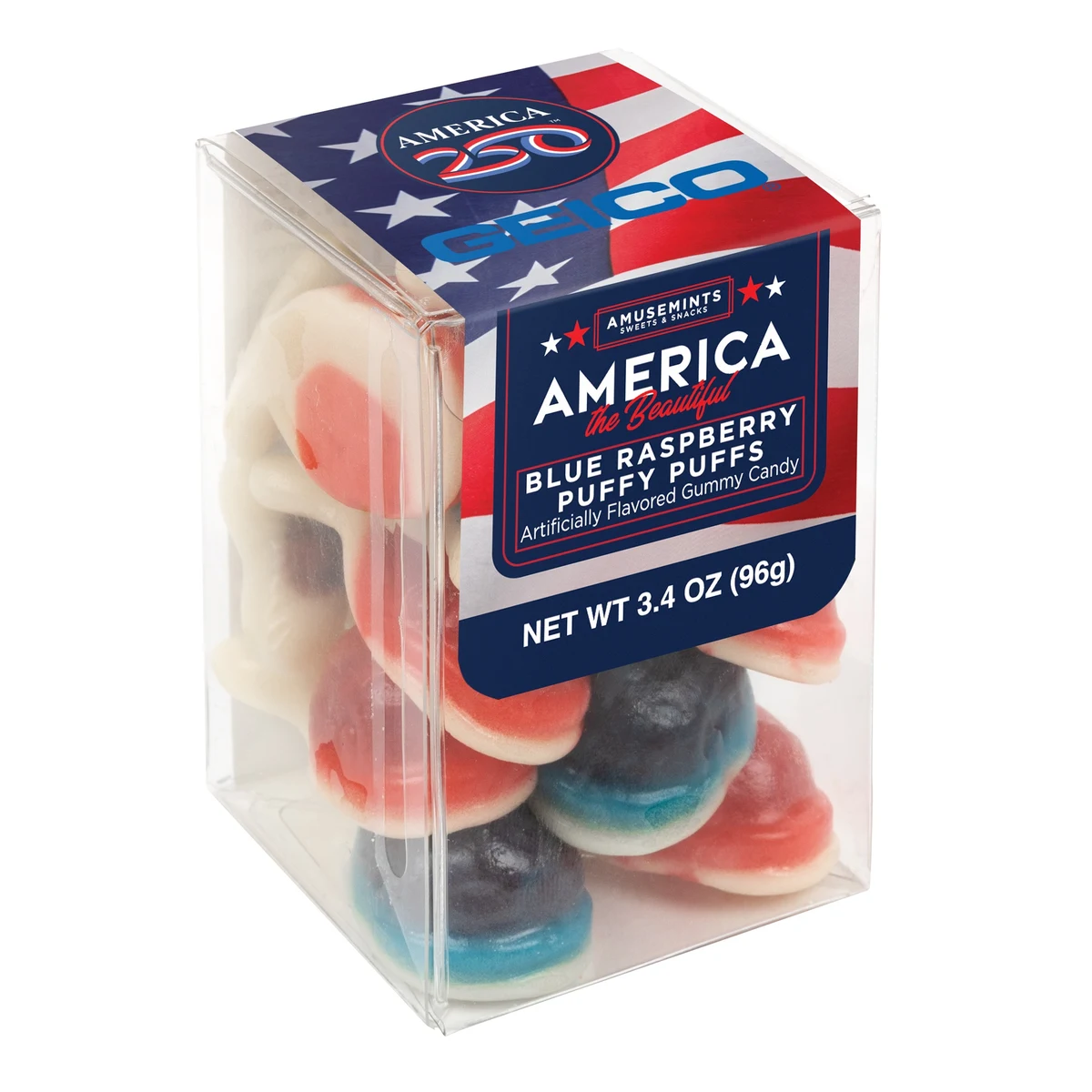 America 250- Short Acetate-Gummy Filled Whales 1