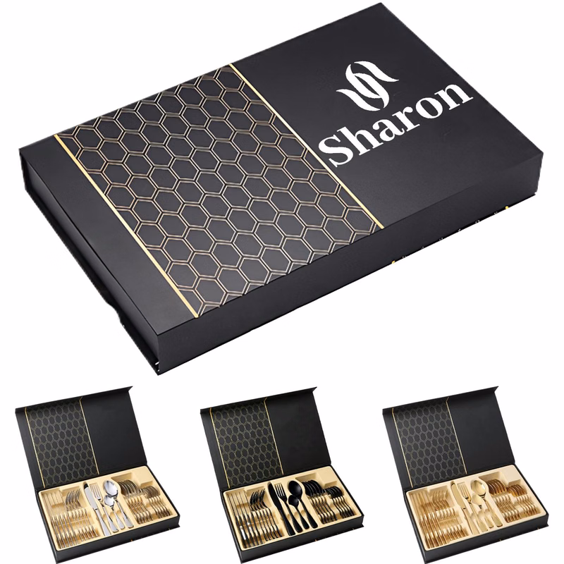 24PCS Stainless Steel Flatware Set
