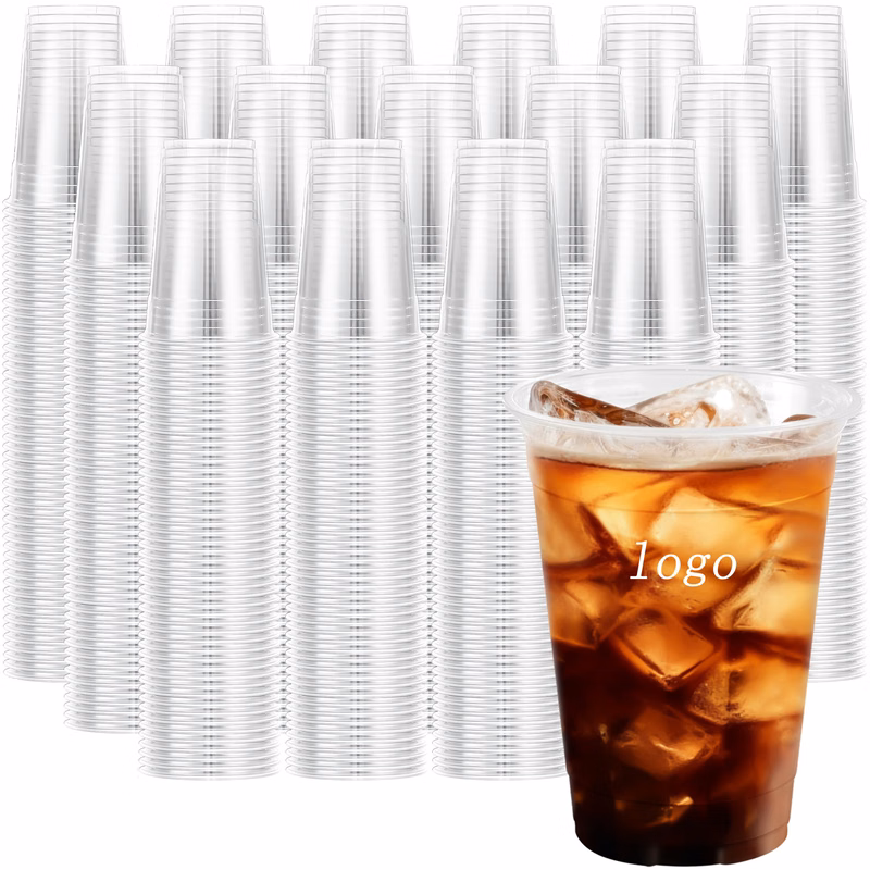 16oz Iced Lemon Tea Disposable Beverage Cup