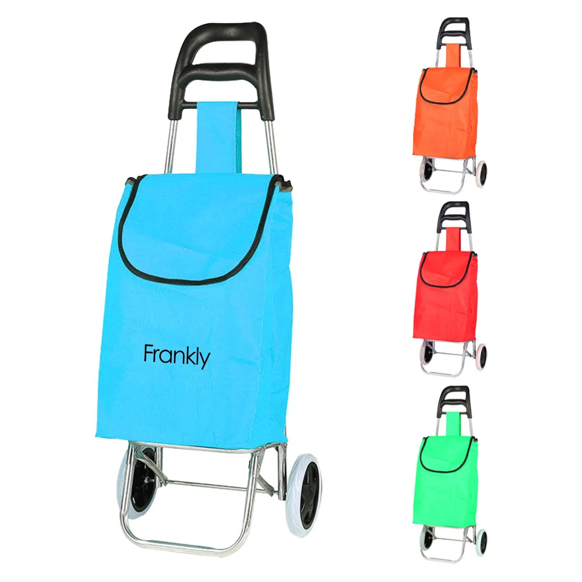 Foldable Shopping Cart For Groceries With Wheels And Bag 1