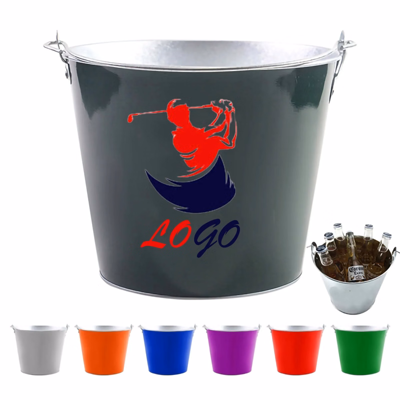 Custom Premium Metal Ice Bucket
