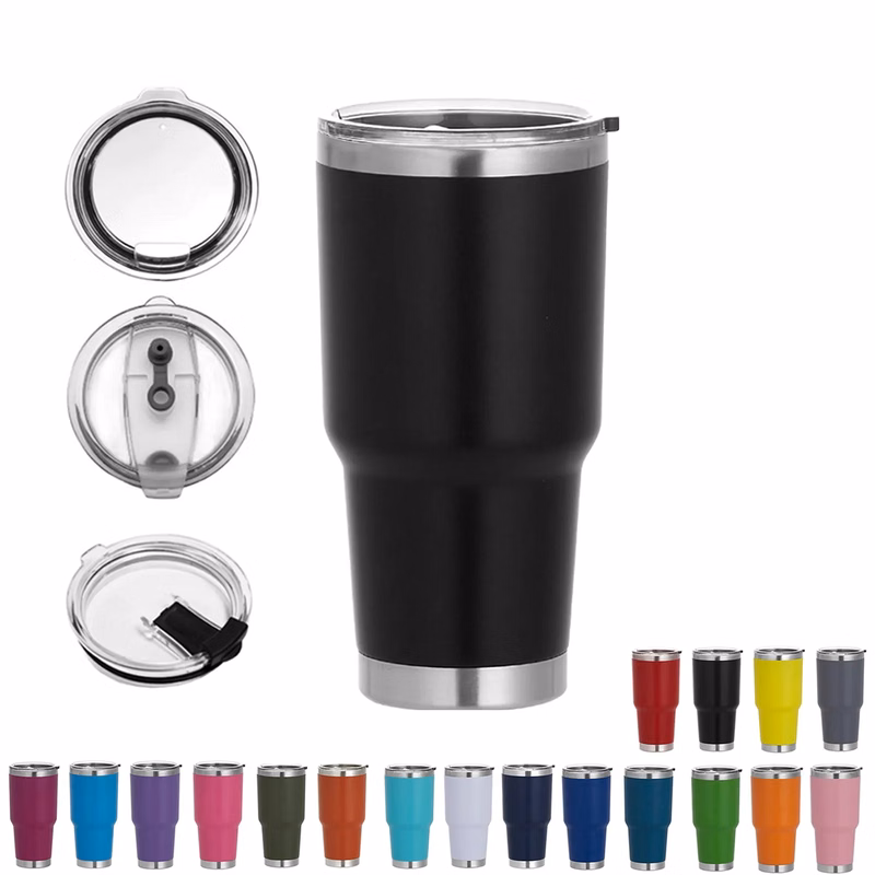 30oz Stainless Steel Tumbler with Lid