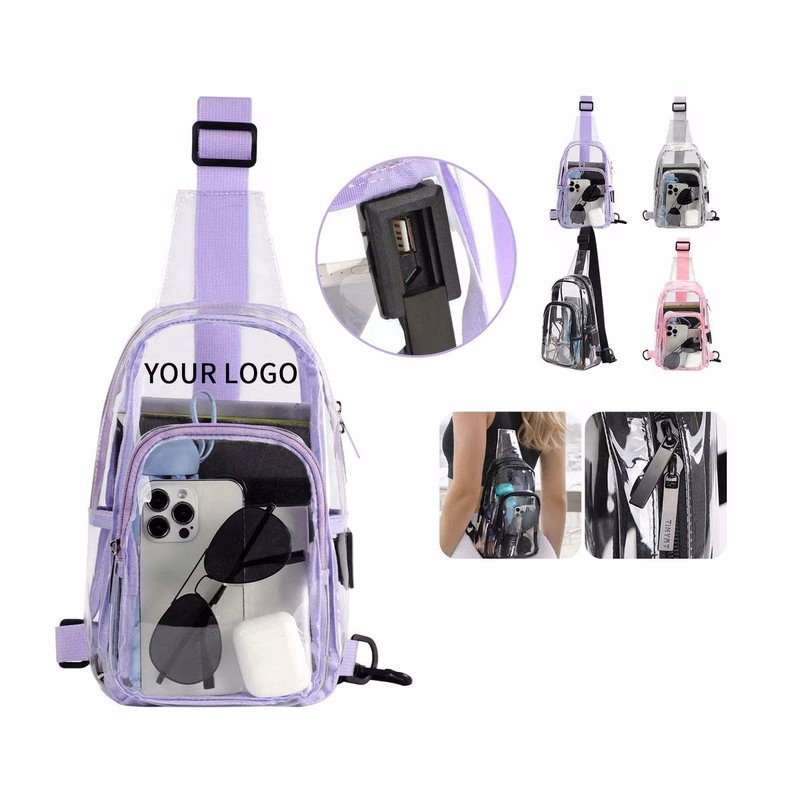 Splash Proof Chest Bag with Adjustable Strap