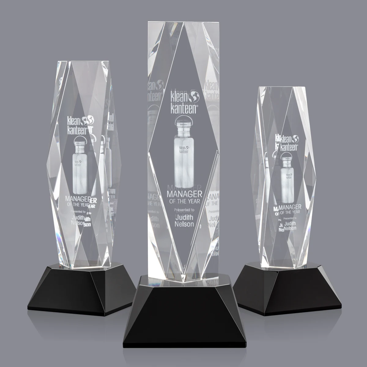 President 3D Award on Base - Black 1