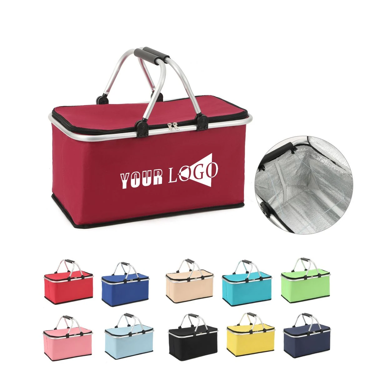 Insulated Folding Picnic Basket 1