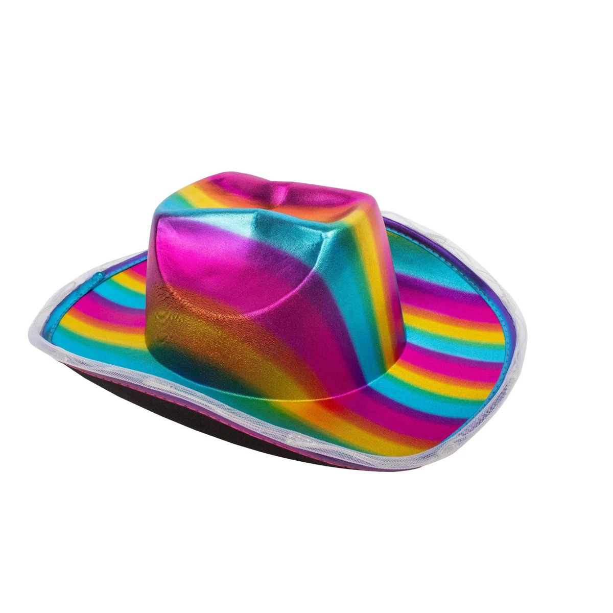 Rainbow Light Up Cowboy Hat 1