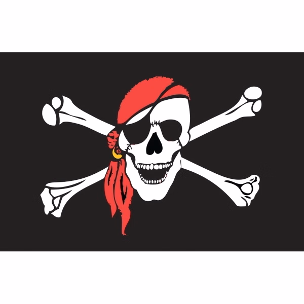 One Eyed Jack Antenna Flag