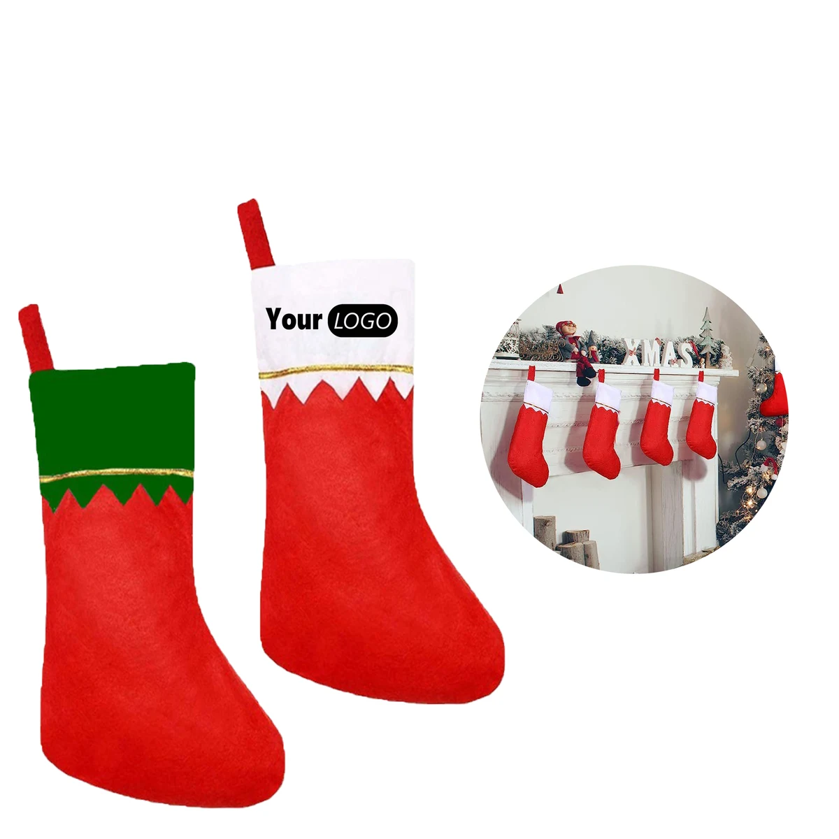 Nonwoven Christmas Stocking MOQ 50 1
