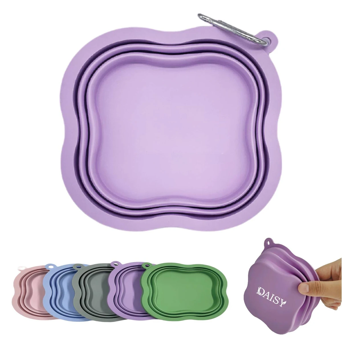Portable Travel Pet Food Feeding Dog/Cat Bowl 1