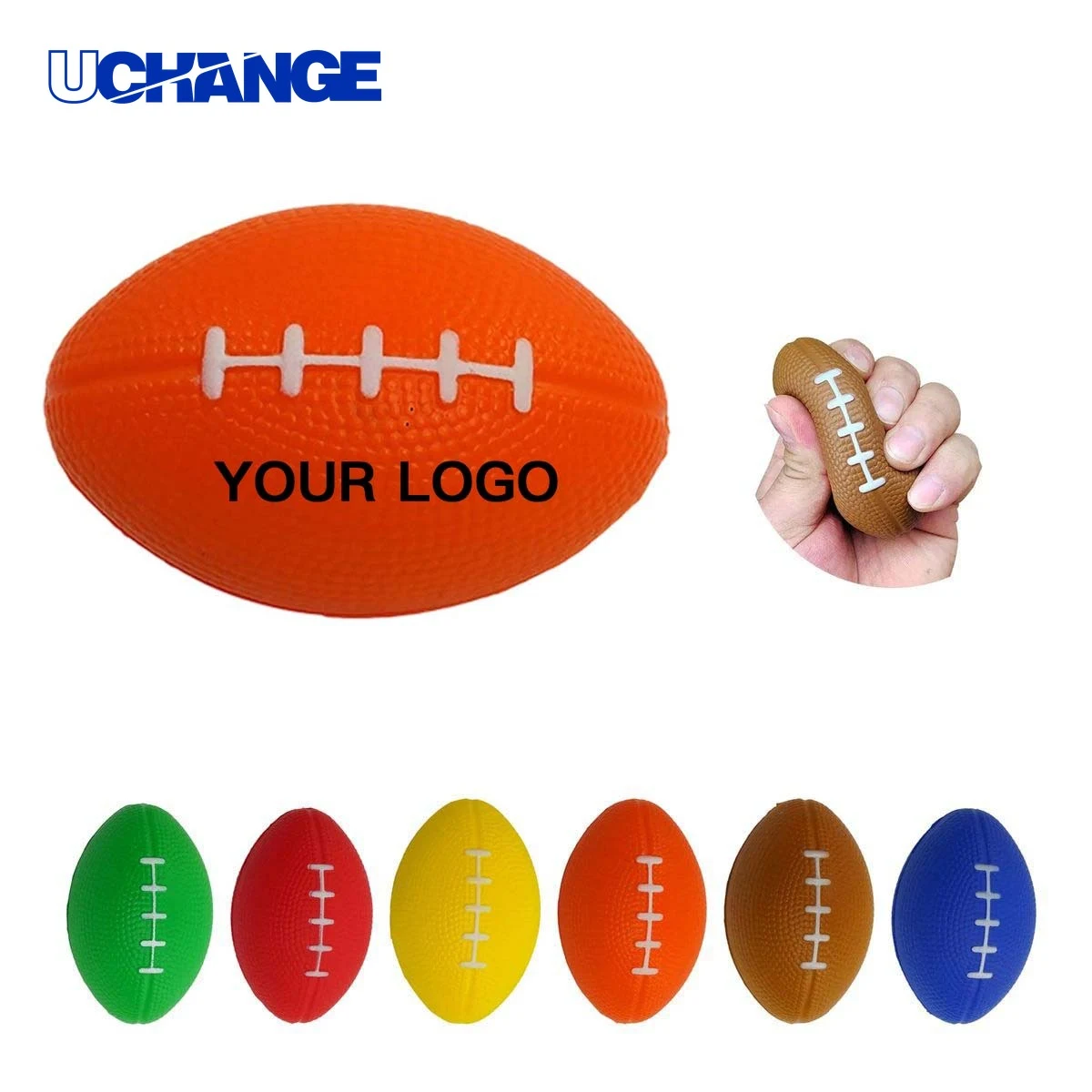 PU Football Stress Ball Squeeze Toy 1