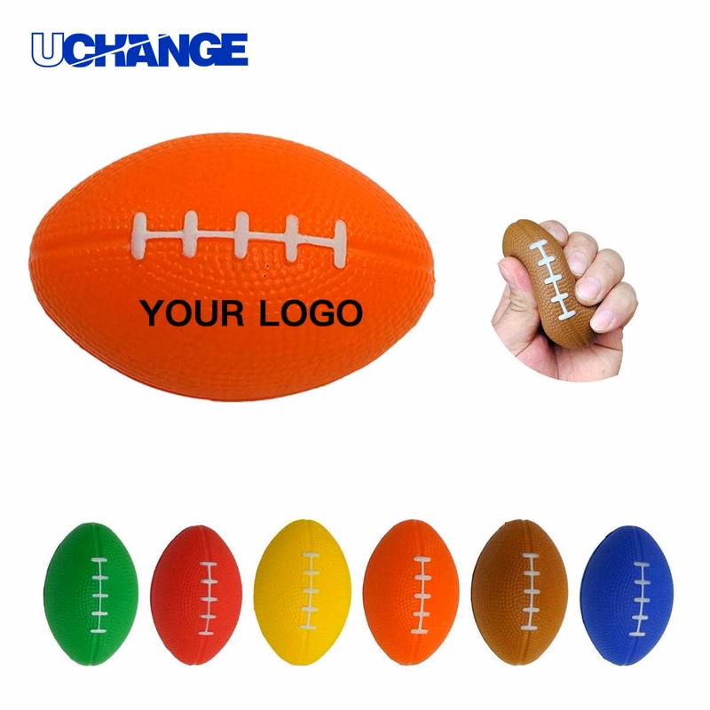 PU Football Stress Ball Squeeze Toy