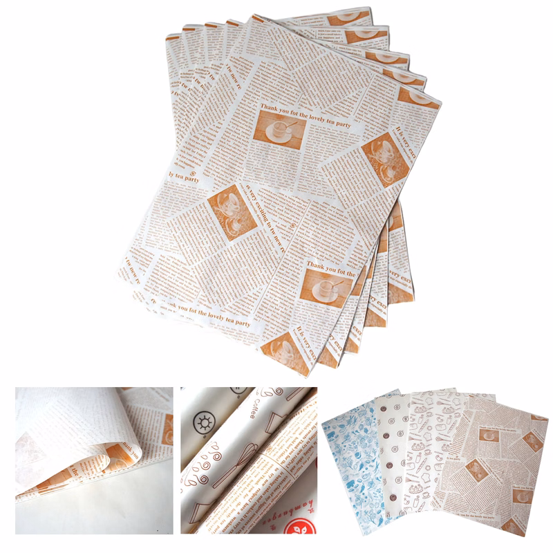 12x12 Inch Printed Food Wrap Paper