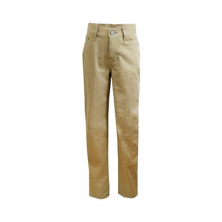 Junior Girls' Uniform Pants - Size 13/14 Khaki Skinny Leg