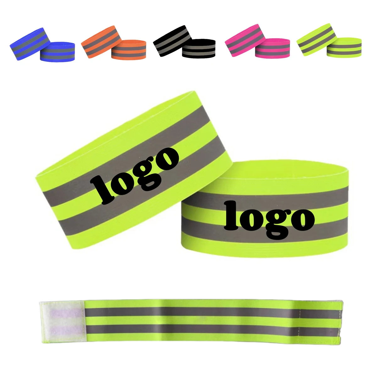 Cycling Safety Bands Bulk-Polyester Reflective Straps & Adjustable 1