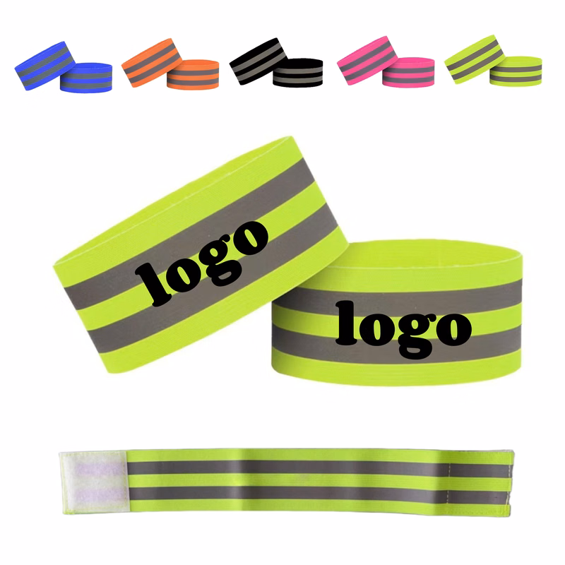 Cycling Safety Bands Bulk-Polyester Reflective Straps & Adjustable
