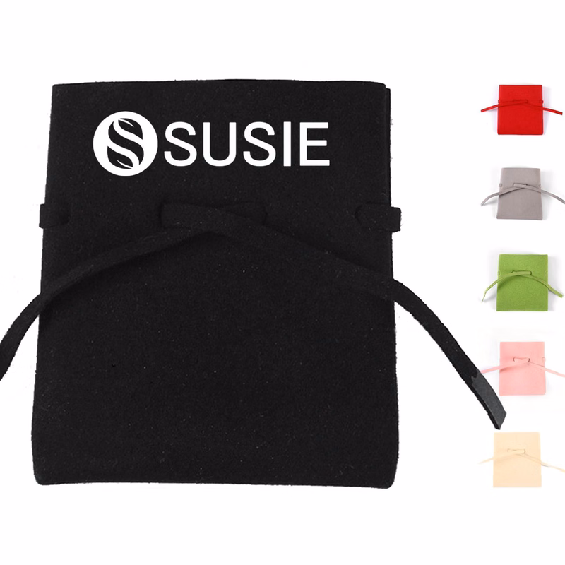Microfiber Velvet Jewelry Drawstring Pouch