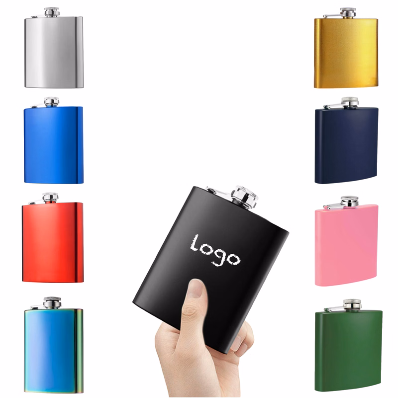 6 oz Stainless Steel Portable Flask