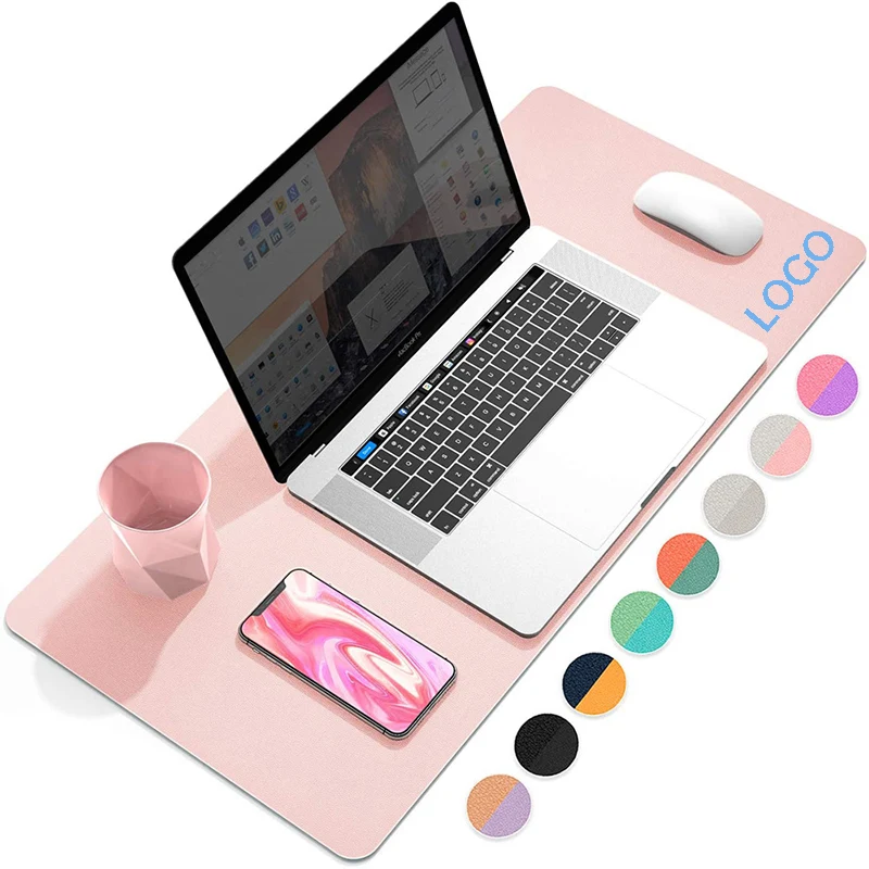 Large PU Leather Laptop Desk Pad Mouse Pad 1