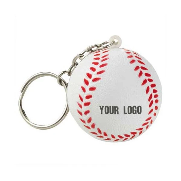Baseball Stress Reliever Keyring 1