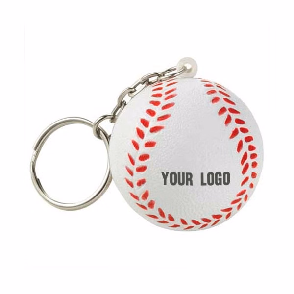 Baseball Stress Reliever Keyring
