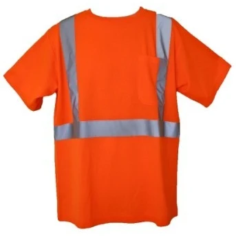 Safety T-Shirt Hi-Viz Orange Short Sleeve 1