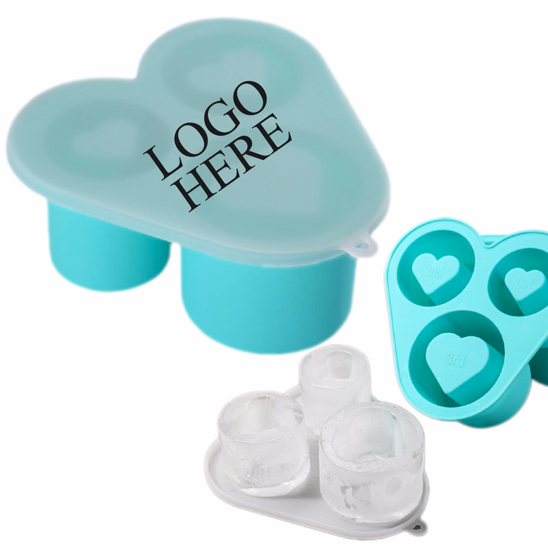 Silicone Ice Cube Tray with Snap-On Lid