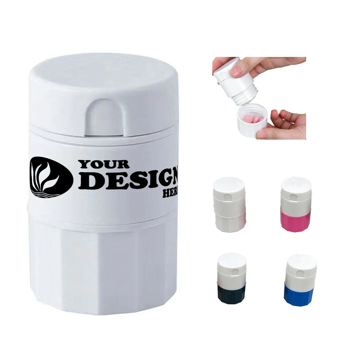 Multi-Function Plastic Pill Cutter Box 1
