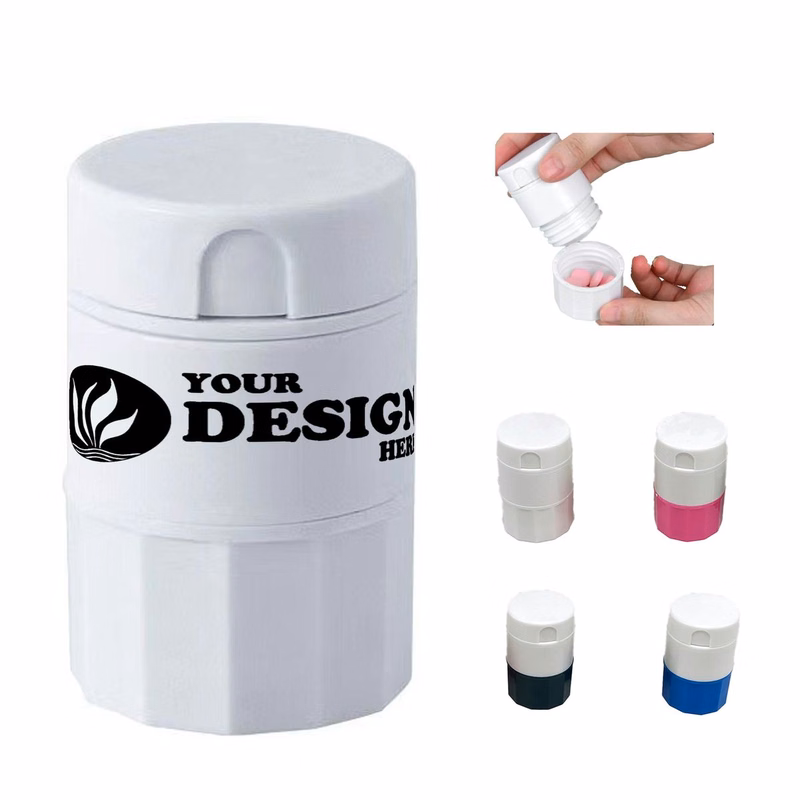 Multi-Function Plastic Pill Cutter Box