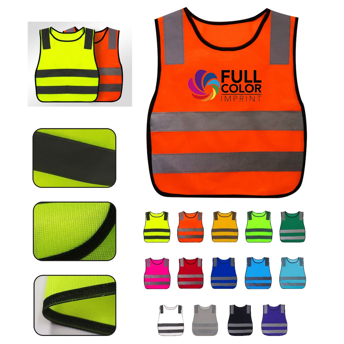 Kids High Visibility Reflective Safety Vest 1