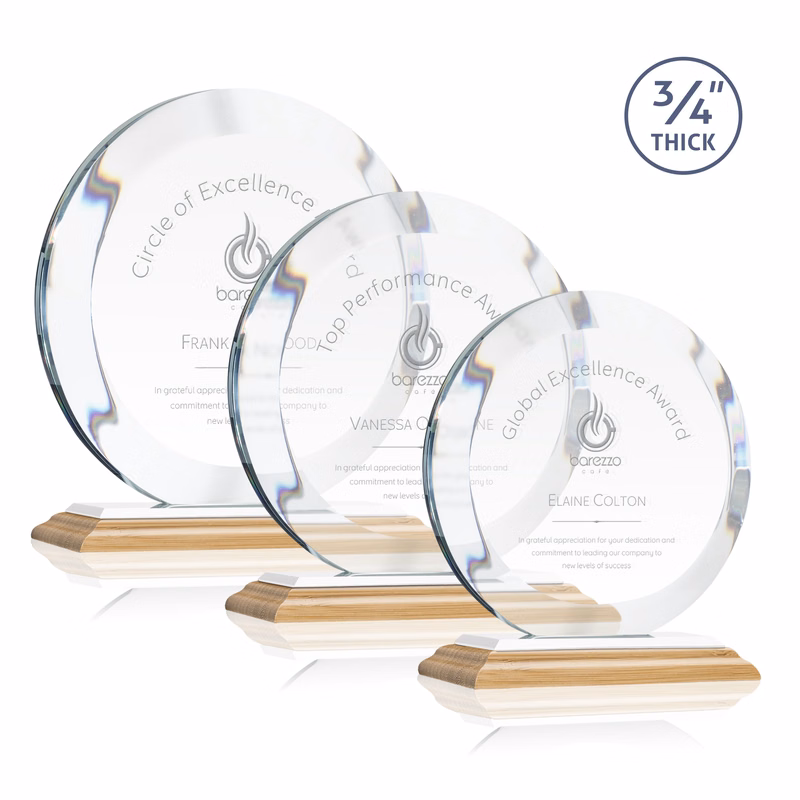 Gibralter Award - Bamboo/White