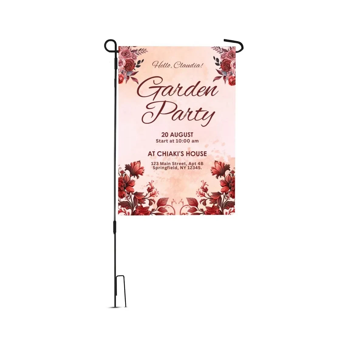 Garden Flag with Double Sided (12" x 18") 1