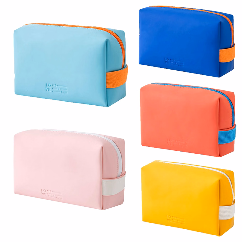 Pu Makeup Bag With Large Capacity