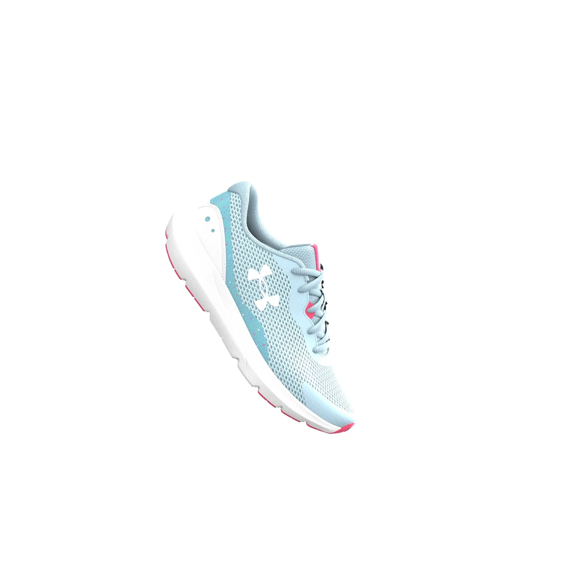 Girls' Grade School UA Surge 3 Printed Running Shoes 1