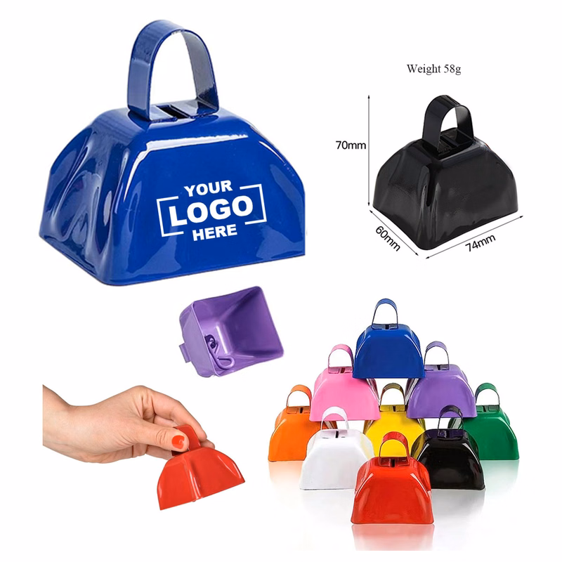 3 Inch Metal Cow Bell Noise Maker