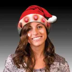 Light up LED Santa Hat 1
