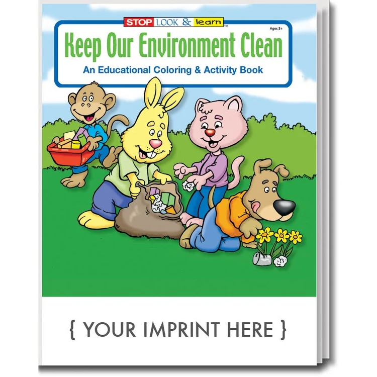COLORING BOOK - Keep Our Environment Clean Coloring & Activity Book 1