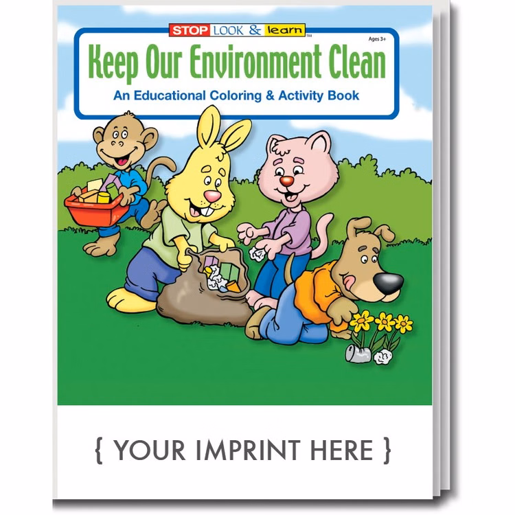 COLORING BOOK - Keep Our Environment Clean Coloring & Activity Book