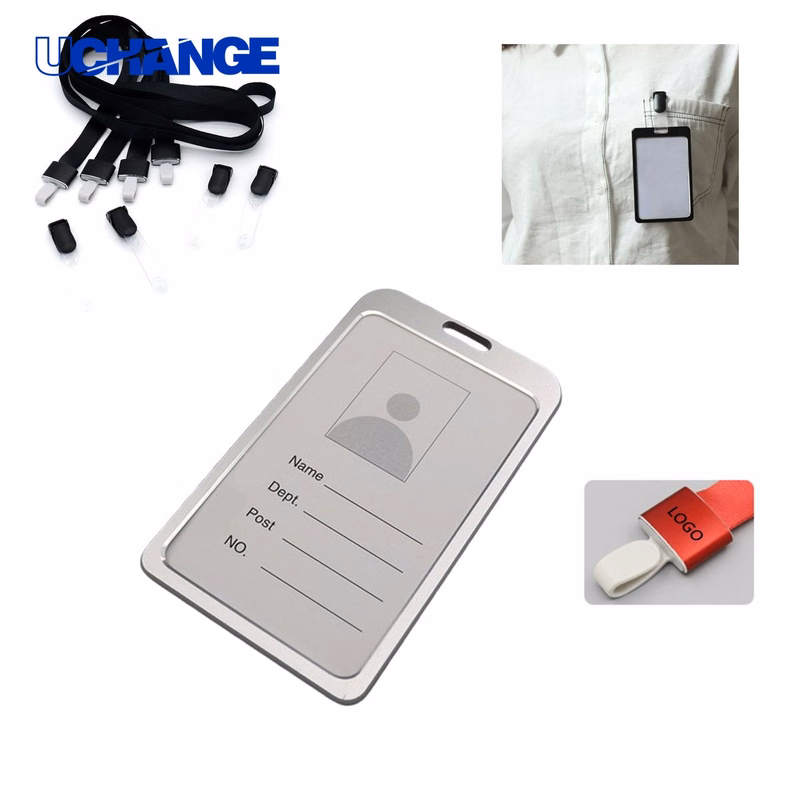 Transparent Badge Holder with Lanyard