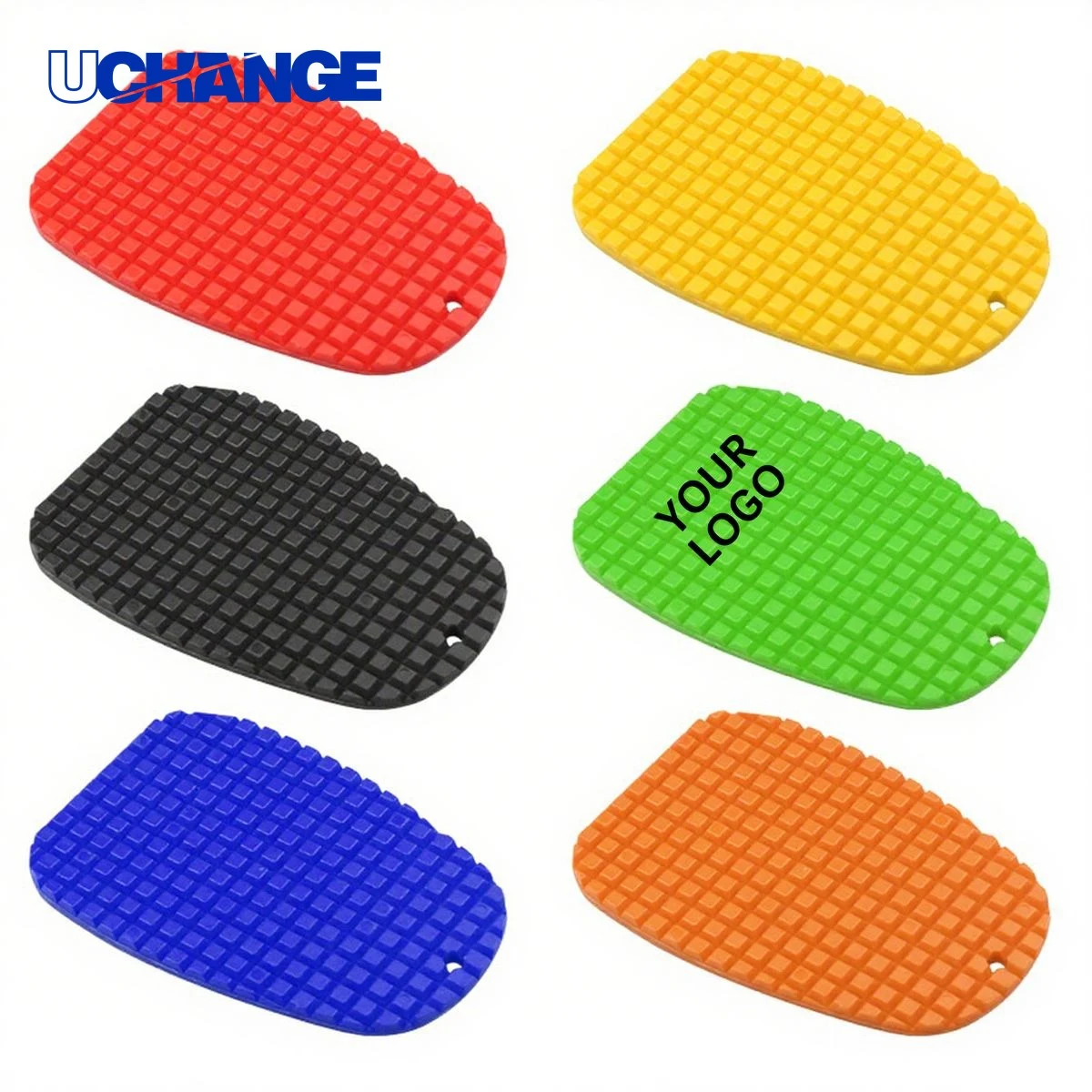 Plastic Kickstand Support Pad 2.4" x 3.3" x 0.2" for Outdoor Use 1
