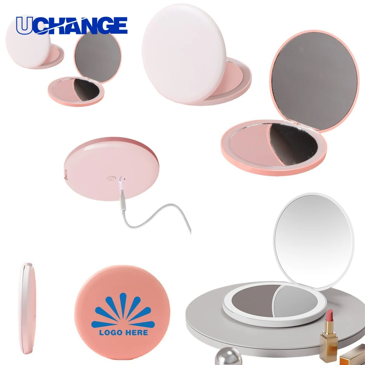 Lighted Makeup Mirror with LED Illumination 1