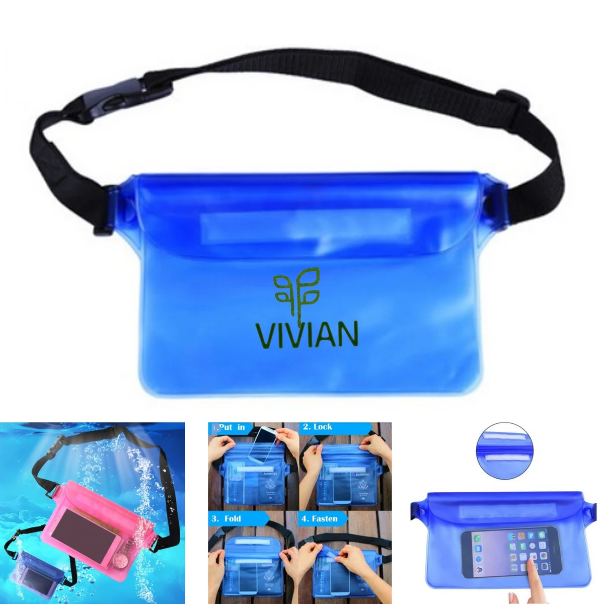 Clear Waterproof Waist Bag 1