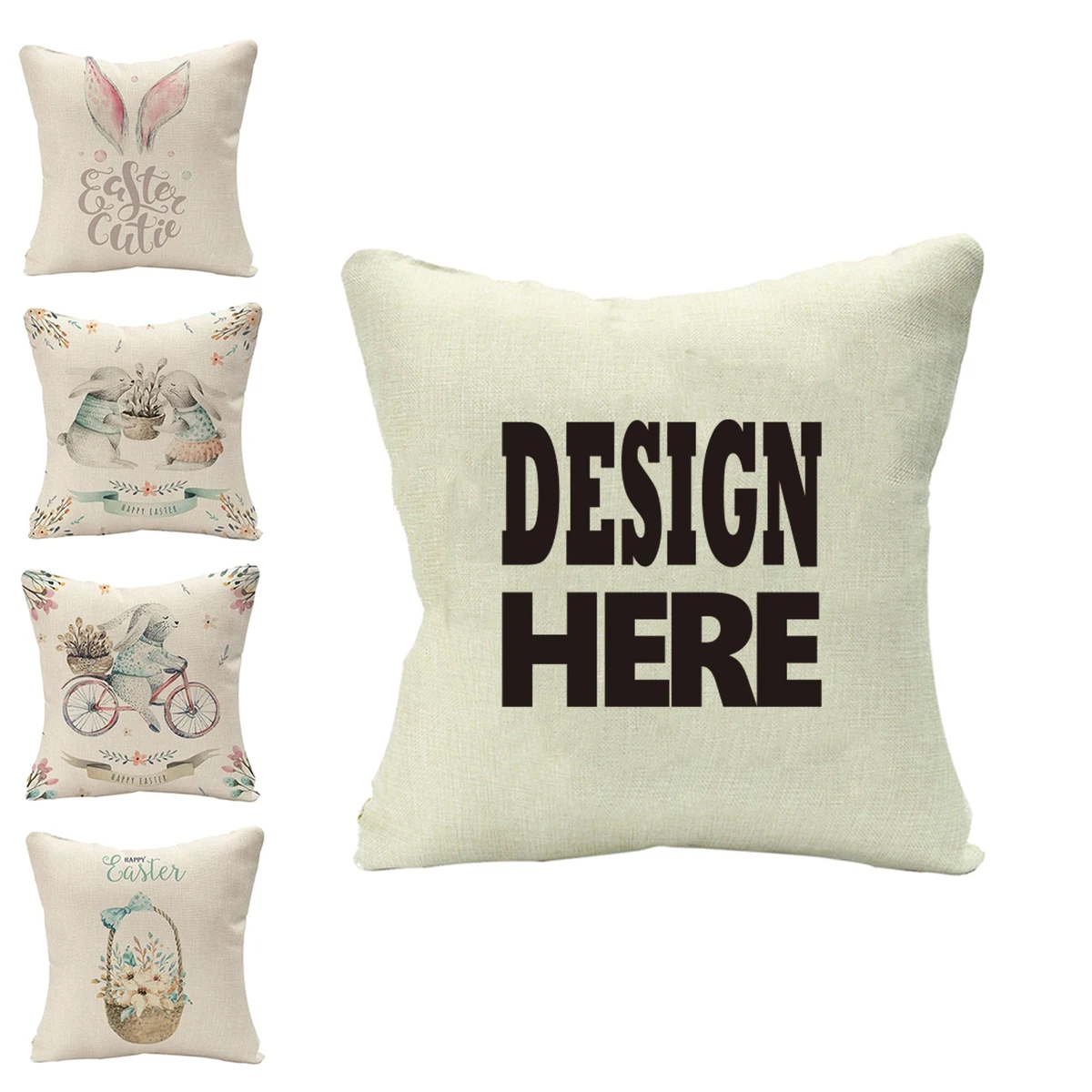 Practical Linen Cushion Cover 1