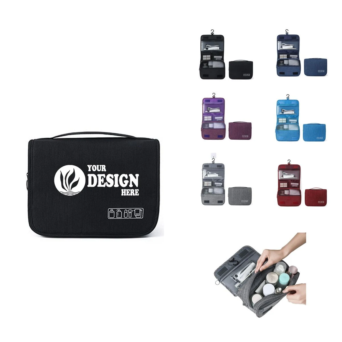 Travel Makeup Toiletry Pouch 1
