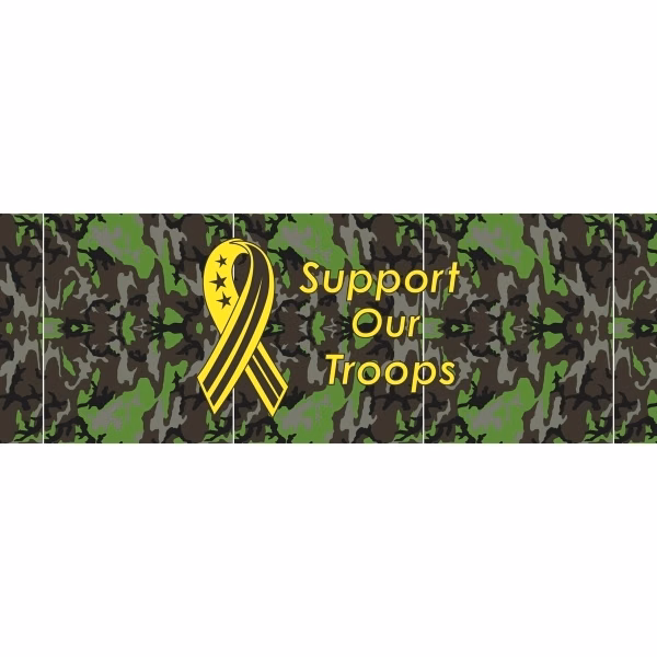 Support Our Troops Static Cling - Camouflage
