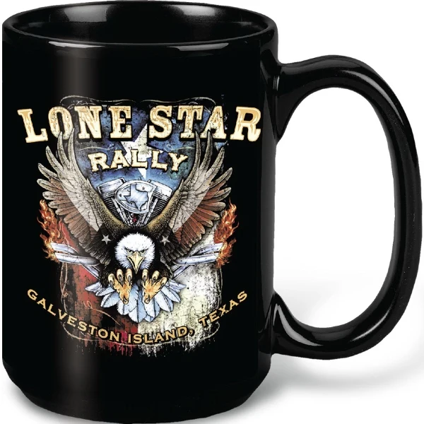 15 Oz. Solid Black Mighty Mug 1