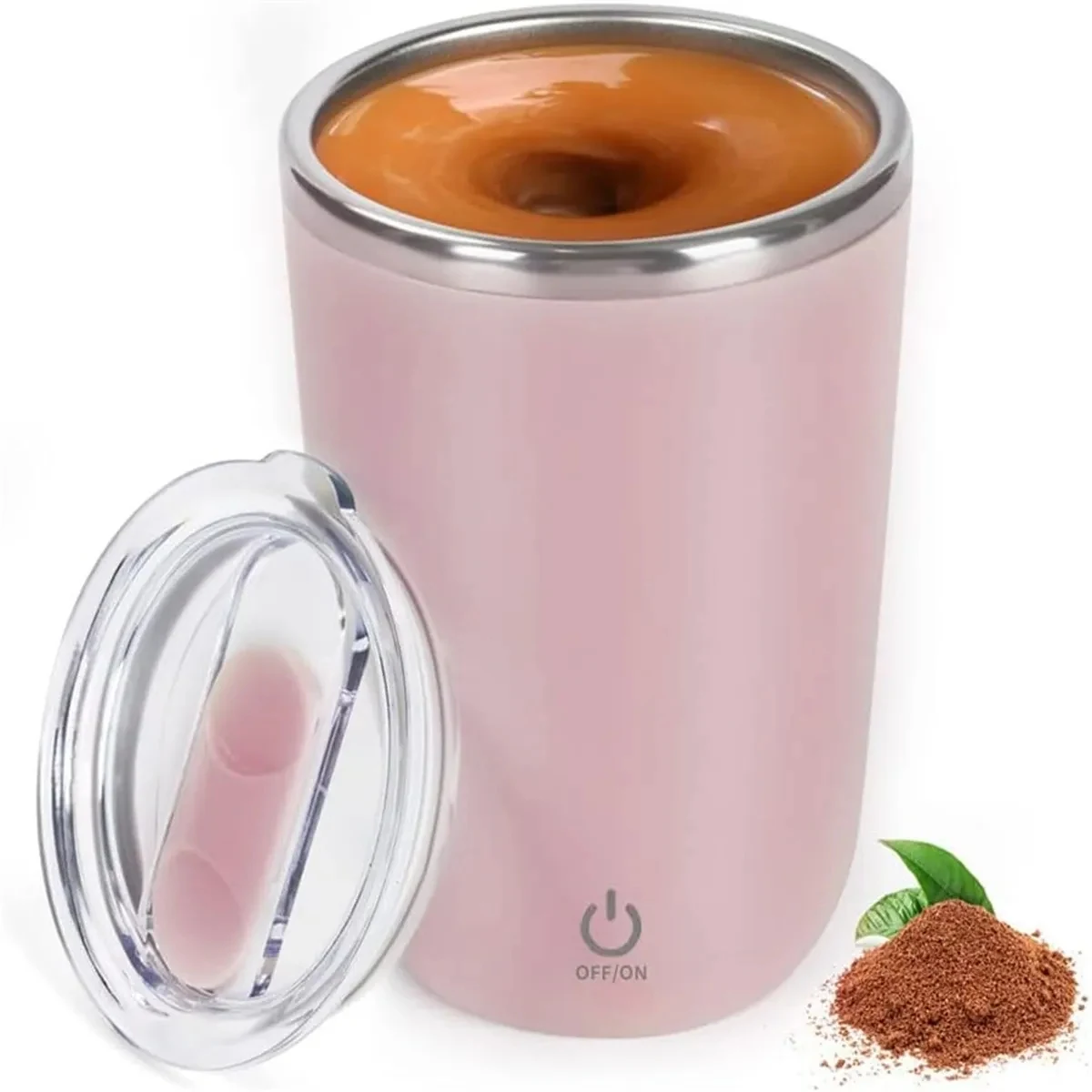 12oz Magnetic Stirring Coffee Mug 1