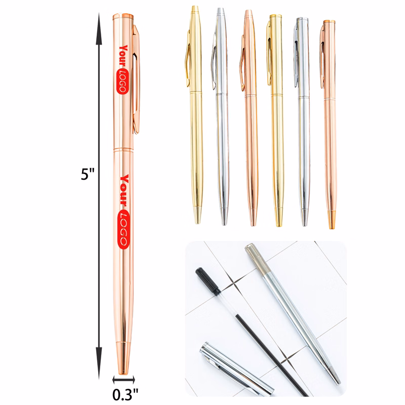 Stylish Clip Metal Ballpoint Pen